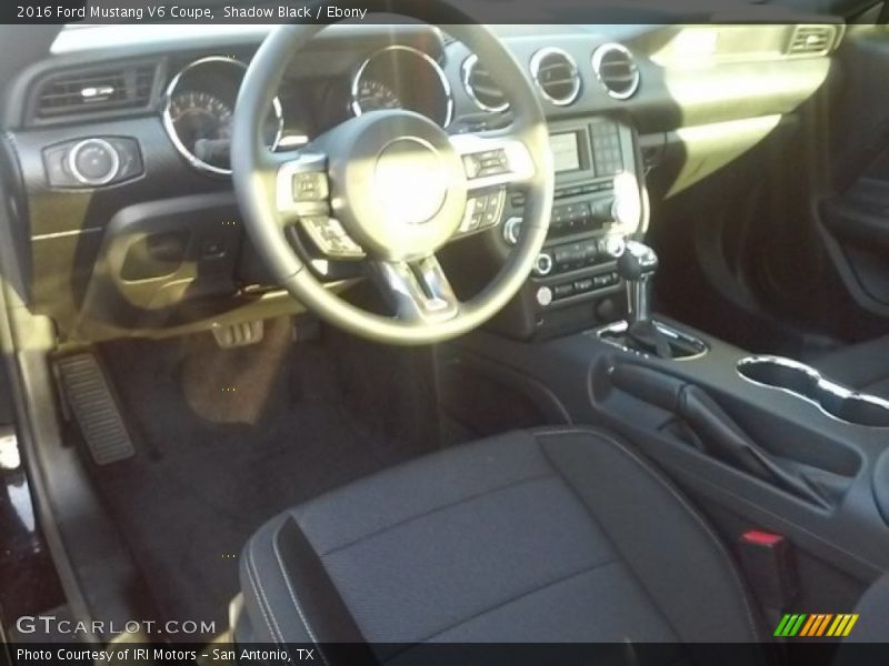 Shadow Black / Ebony 2016 Ford Mustang V6 Coupe