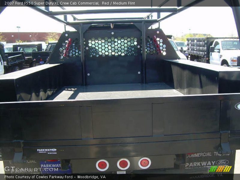 Red / Medium Flint 2007 Ford F550 Super Duty XL Crew Cab Commercial