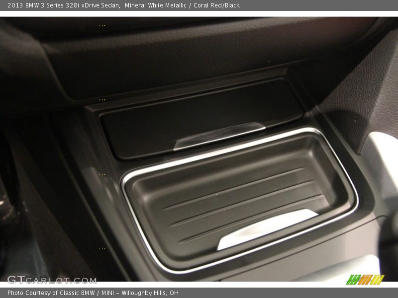 Mineral White Metallic / Coral Red/Black 2013 BMW 3 Series 328i xDrive Sedan