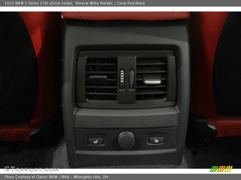 Mineral White Metallic / Coral Red/Black 2013 BMW 3 Series 328i xDrive Sedan