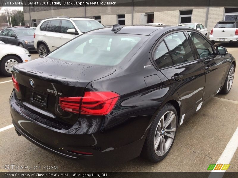  2016 3 Series 330e Sedan Black Sapphire Metallic