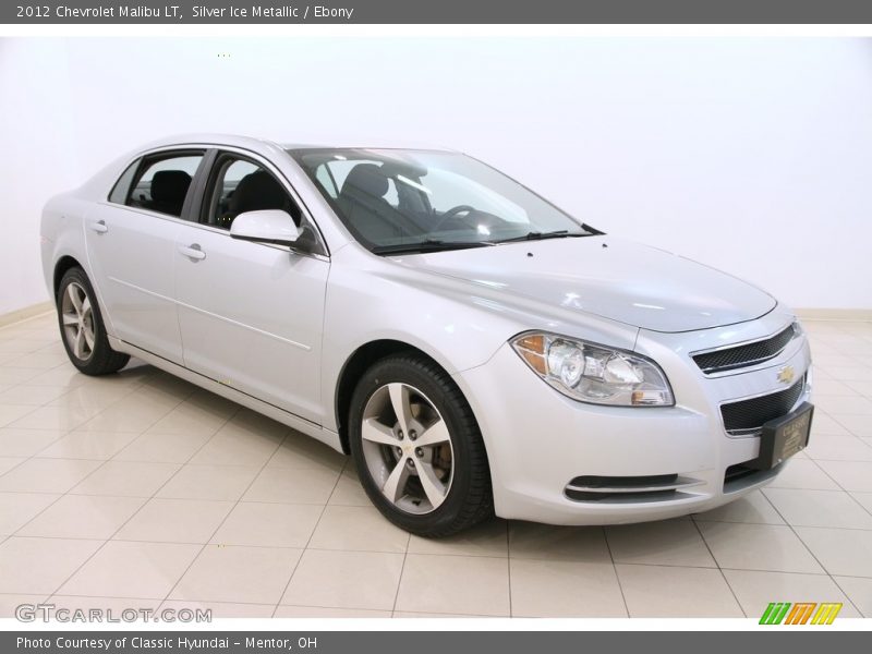 Silver Ice Metallic / Ebony 2012 Chevrolet Malibu LT