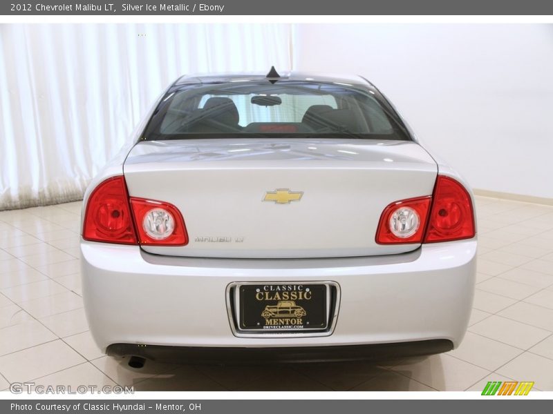 Silver Ice Metallic / Ebony 2012 Chevrolet Malibu LT