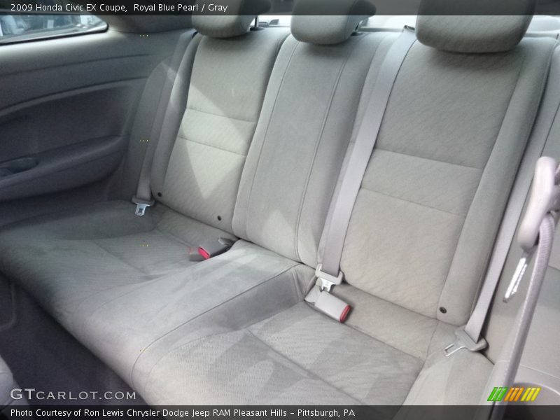 Royal Blue Pearl / Gray 2009 Honda Civic EX Coupe