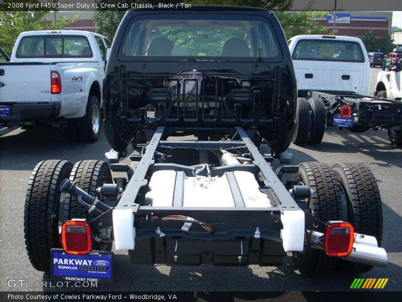 Black / Tan 2008 Ford F450 Super Duty XL Crew Cab Chassis