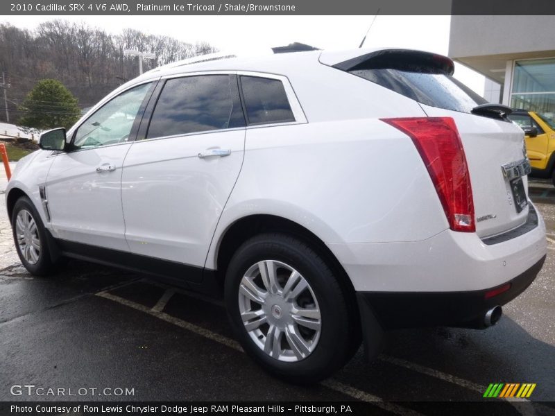 Platinum Ice Tricoat / Shale/Brownstone 2010 Cadillac SRX 4 V6 AWD