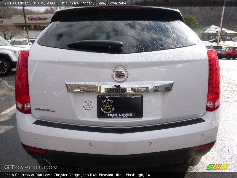 Platinum Ice Tricoat / Shale/Brownstone 2010 Cadillac SRX 4 V6 AWD