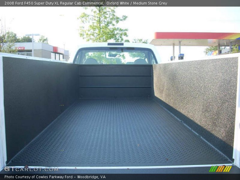 Oxford White / Medium Stone Grey 2008 Ford F450 Super Duty XL Regular Cab Commerical