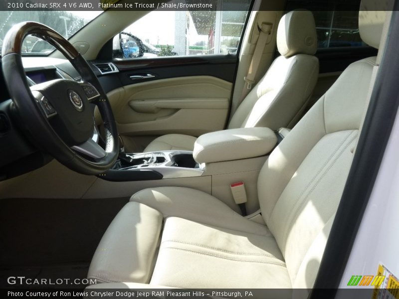 Platinum Ice Tricoat / Shale/Brownstone 2010 Cadillac SRX 4 V6 AWD