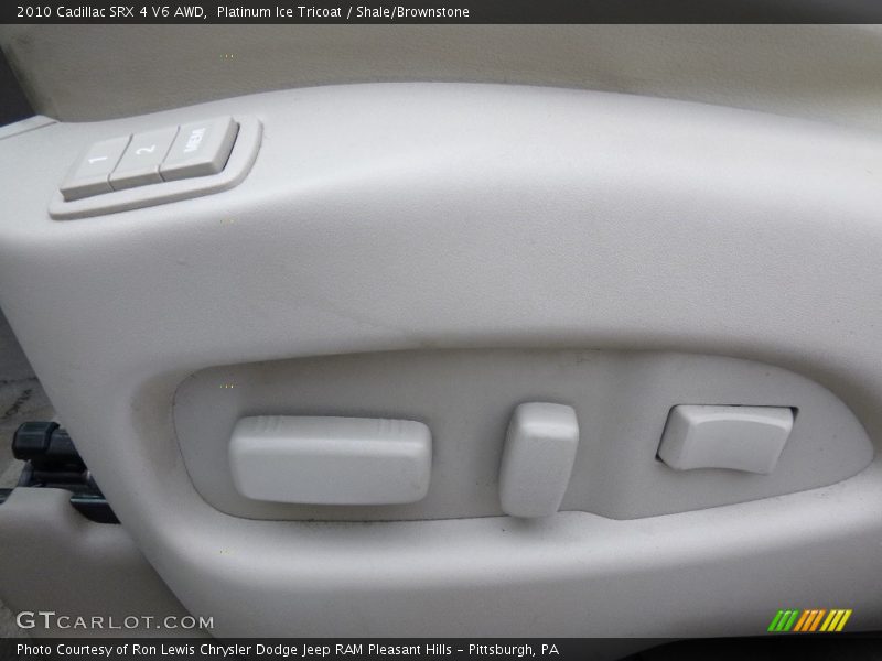 Platinum Ice Tricoat / Shale/Brownstone 2010 Cadillac SRX 4 V6 AWD