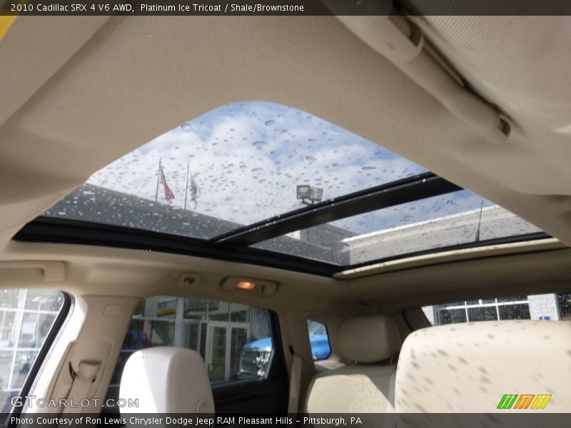 Platinum Ice Tricoat / Shale/Brownstone 2010 Cadillac SRX 4 V6 AWD