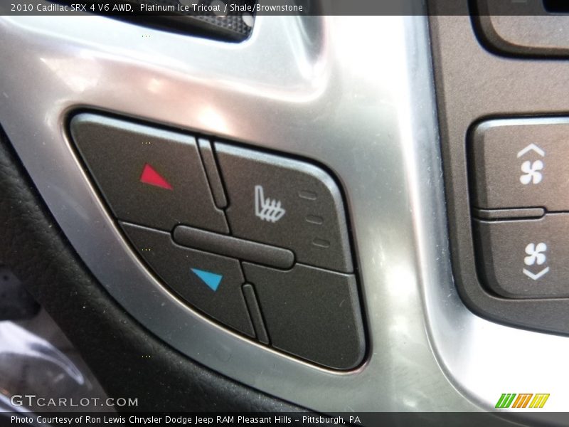Platinum Ice Tricoat / Shale/Brownstone 2010 Cadillac SRX 4 V6 AWD