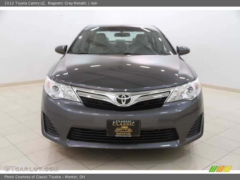 Magnetic Gray Metallic / Ash 2013 Toyota Camry LE