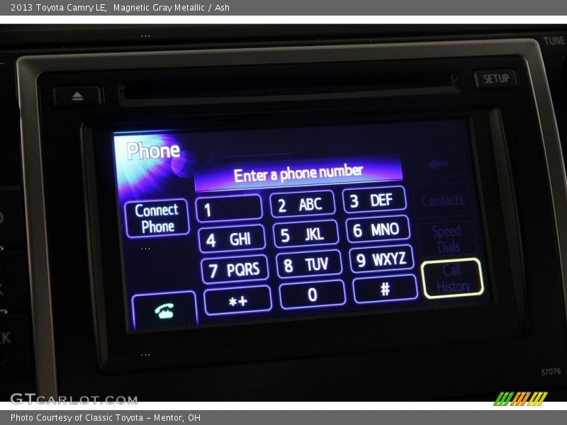 Magnetic Gray Metallic / Ash 2013 Toyota Camry LE