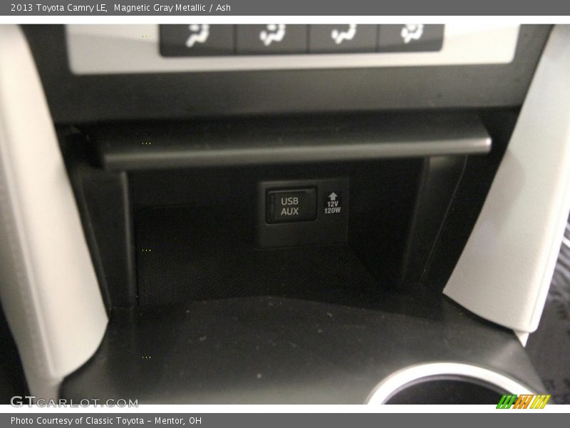 Magnetic Gray Metallic / Ash 2013 Toyota Camry LE