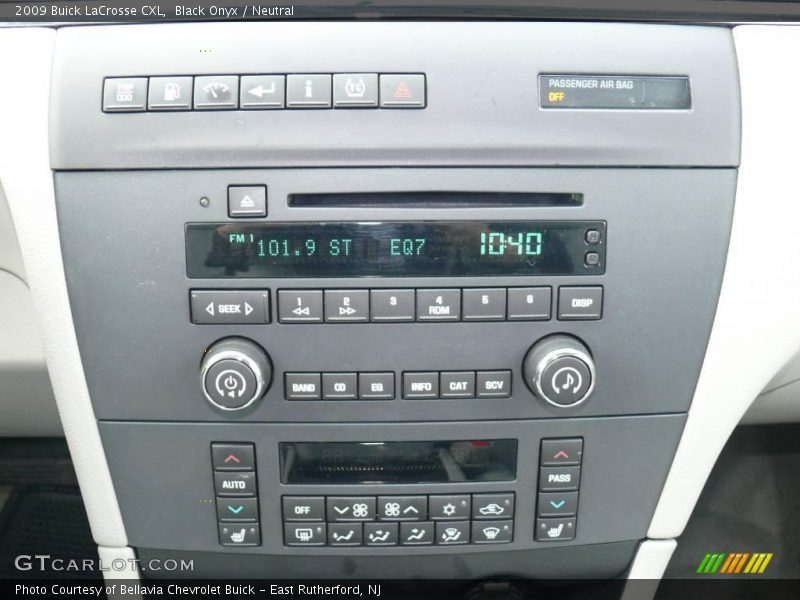 Black Onyx / Neutral 2009 Buick LaCrosse CXL