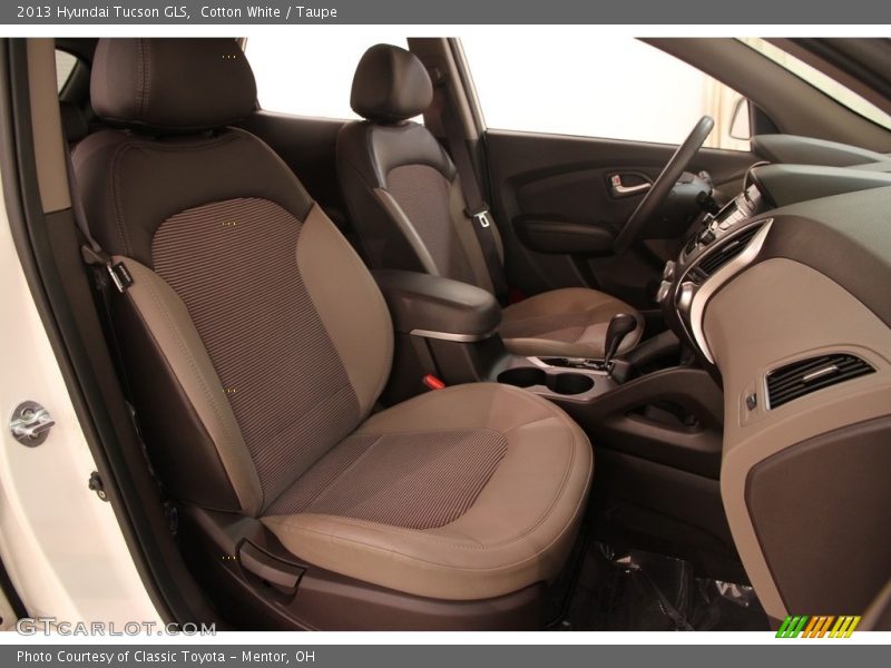 Cotton White / Taupe 2013 Hyundai Tucson GLS