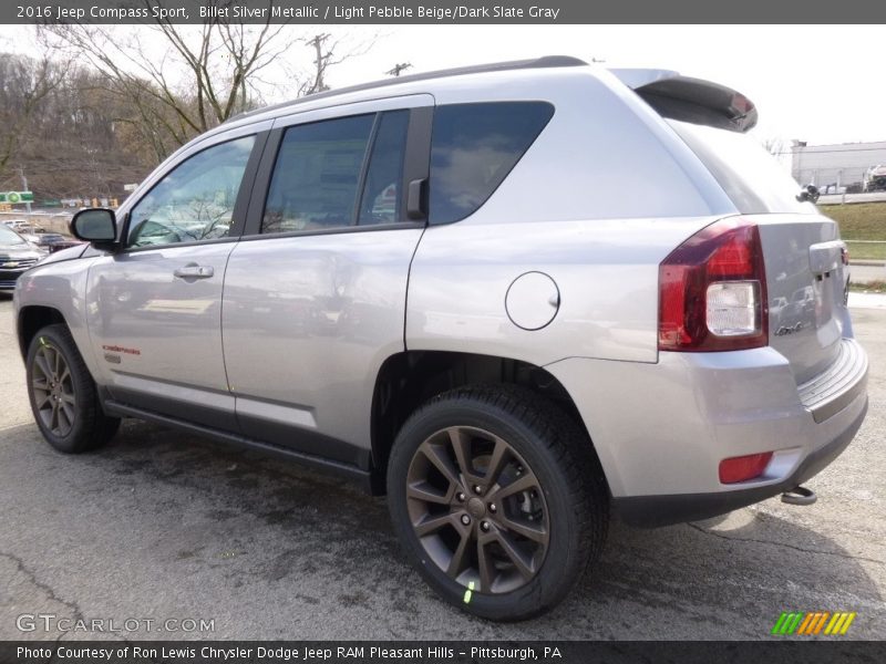 Billet Silver Metallic / Light Pebble Beige/Dark Slate Gray 2016 Jeep Compass Sport