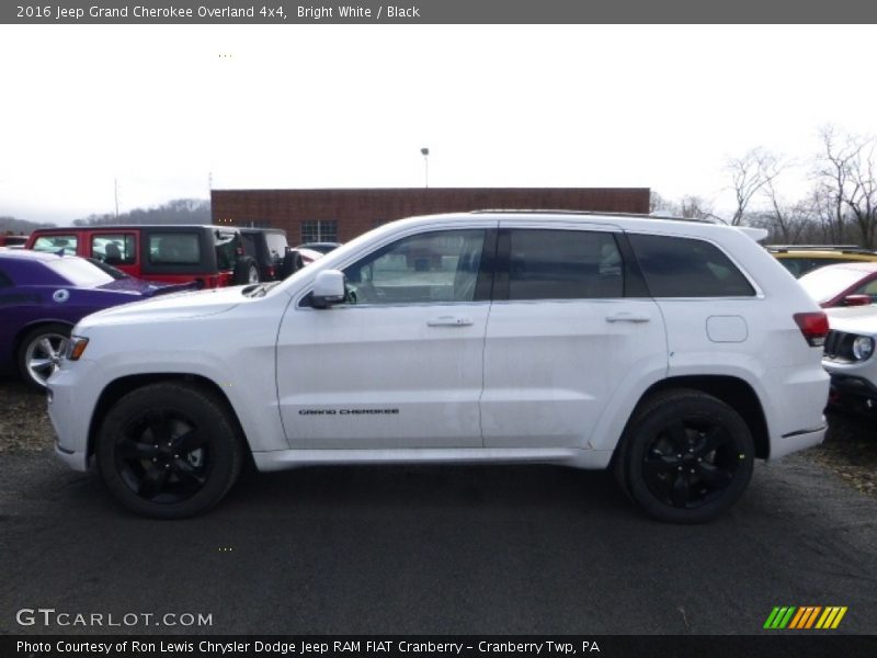 Bright White / Black 2016 Jeep Grand Cherokee Overland 4x4