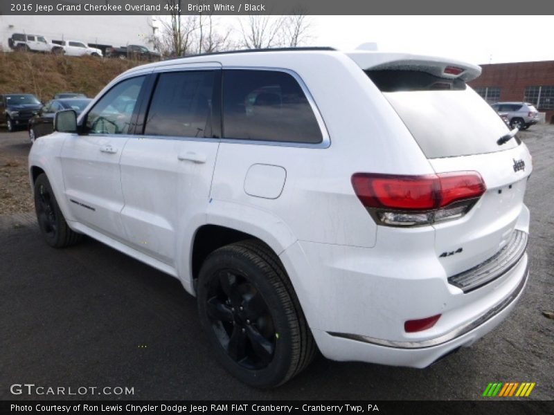 Bright White / Black 2016 Jeep Grand Cherokee Overland 4x4