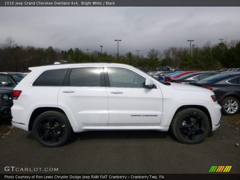 Bright White / Black 2016 Jeep Grand Cherokee Overland 4x4