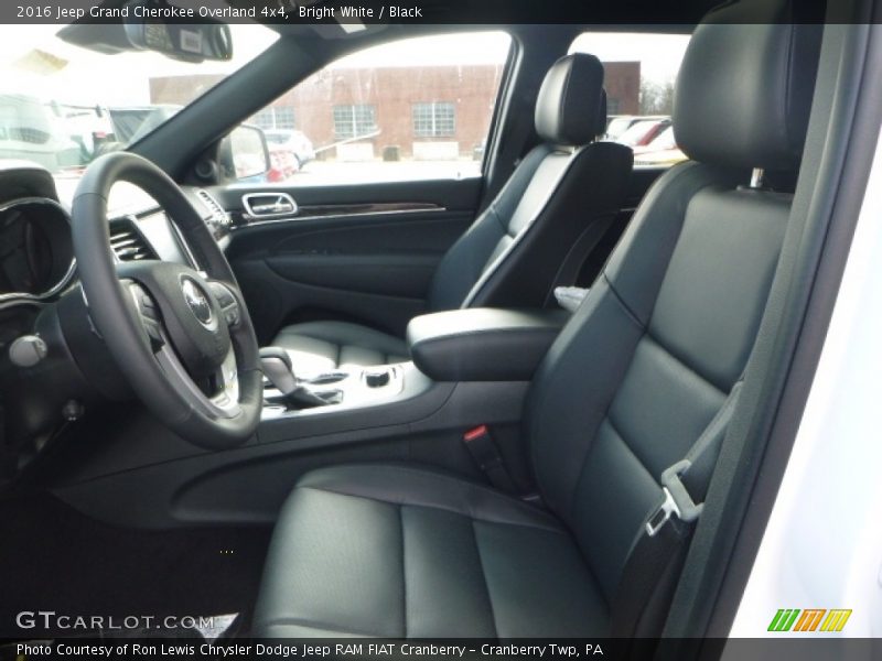 Bright White / Black 2016 Jeep Grand Cherokee Overland 4x4
