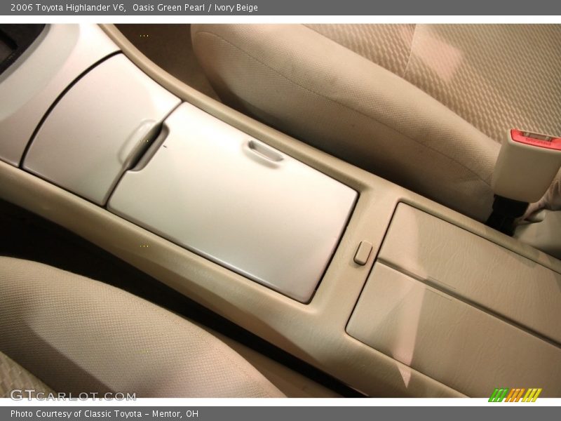 Oasis Green Pearl / Ivory Beige 2006 Toyota Highlander V6