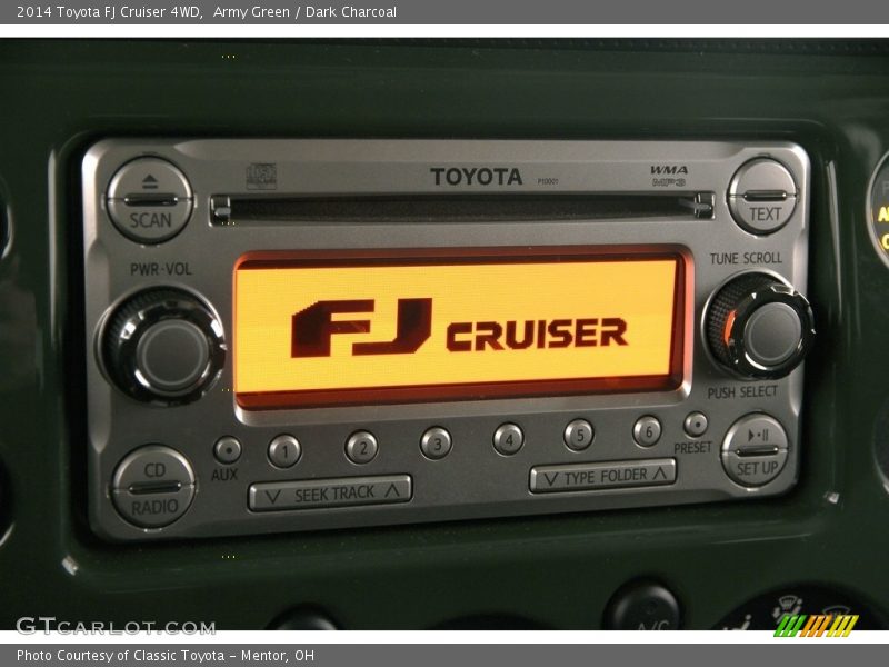 Army Green / Dark Charcoal 2014 Toyota FJ Cruiser 4WD