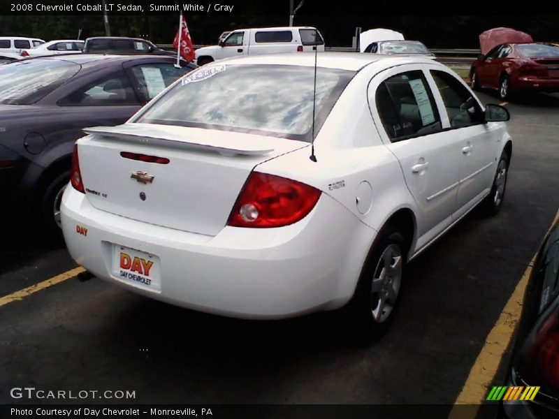 Summit White / Gray 2008 Chevrolet Cobalt LT Sedan