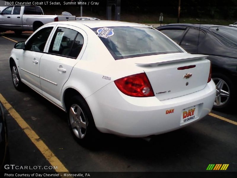Summit White / Gray 2008 Chevrolet Cobalt LT Sedan