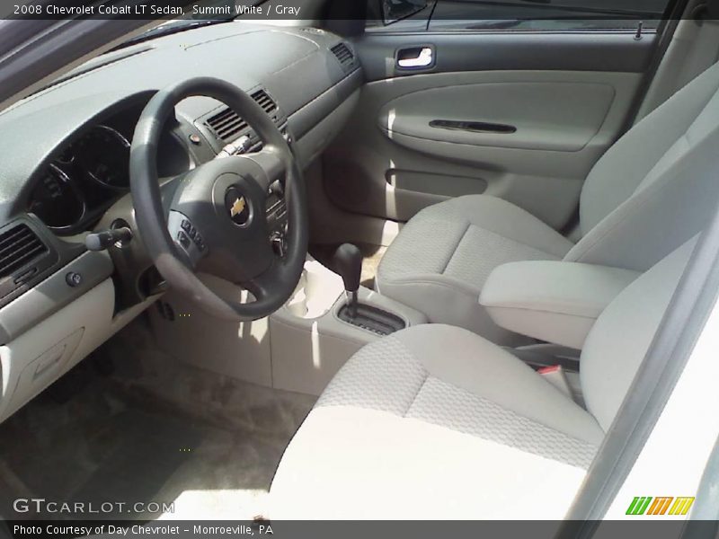 Summit White / Gray 2008 Chevrolet Cobalt LT Sedan