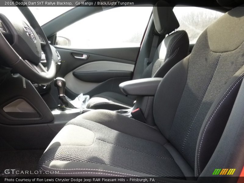 Go Mango / Black/Light Tungsten 2016 Dodge Dart SXT Rallye Blacktop