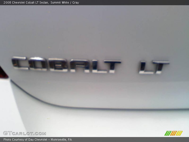 Summit White / Gray 2008 Chevrolet Cobalt LT Sedan