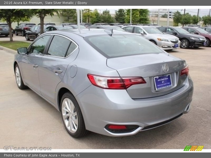 Slate Silver Metallic / Ebony 2016 Acura ILX Premium