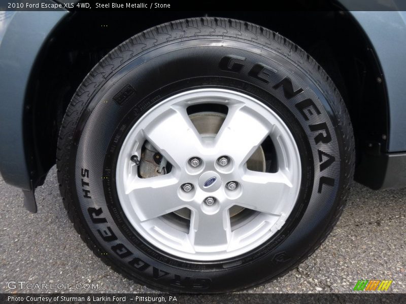Steel Blue Metallic / Stone 2010 Ford Escape XLS 4WD
