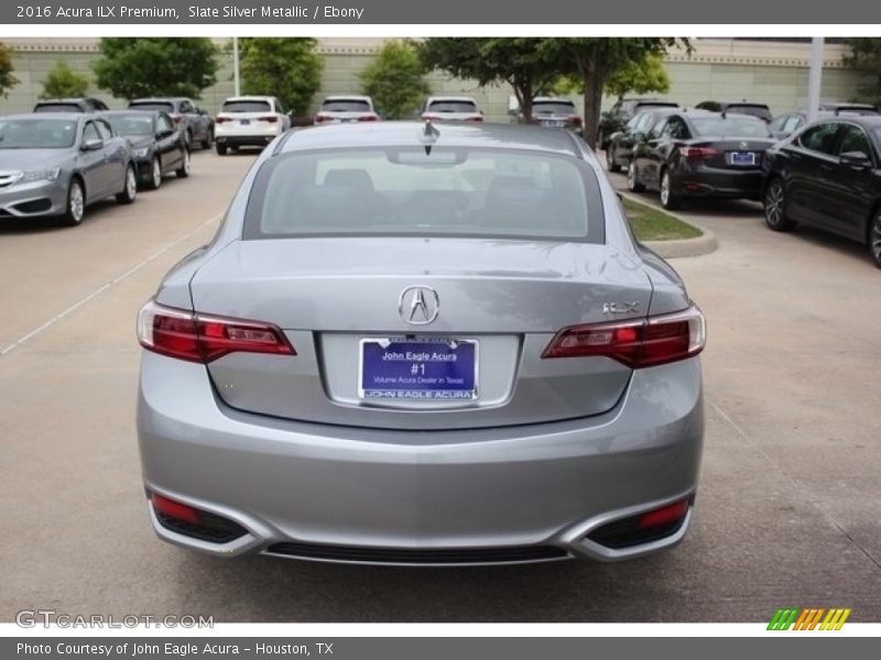 Slate Silver Metallic / Ebony 2016 Acura ILX Premium