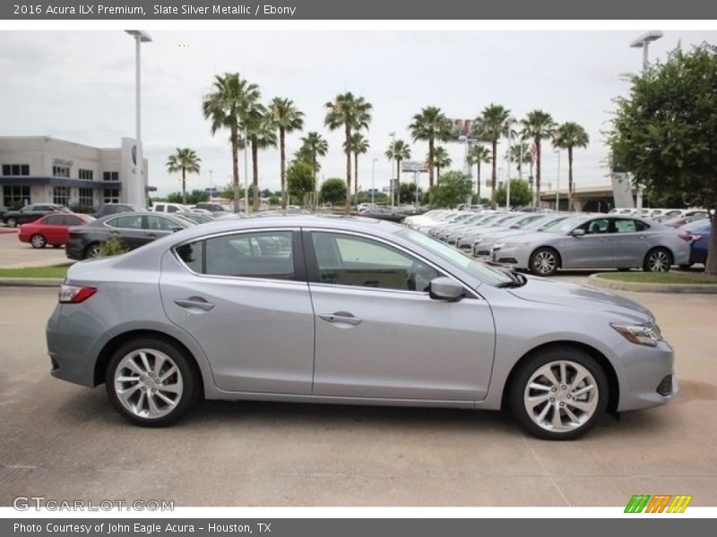 Slate Silver Metallic / Ebony 2016 Acura ILX Premium