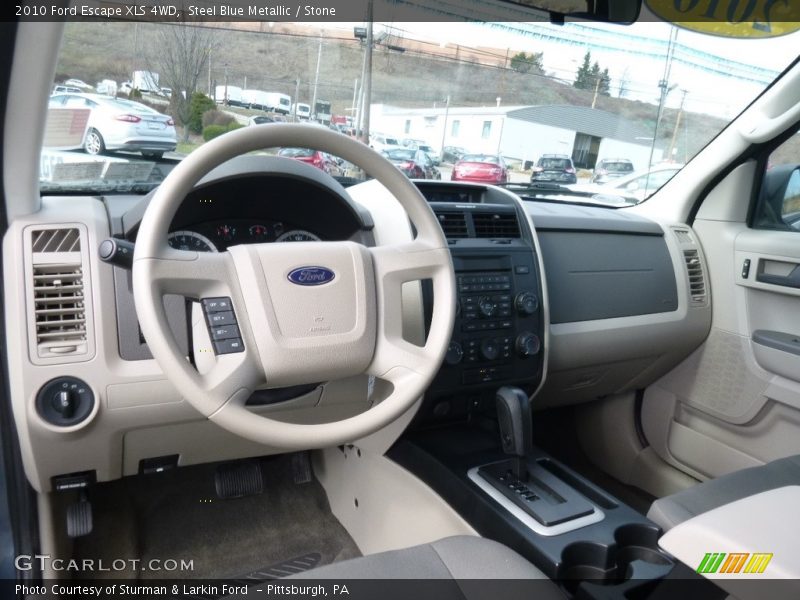 Steel Blue Metallic / Stone 2010 Ford Escape XLS 4WD