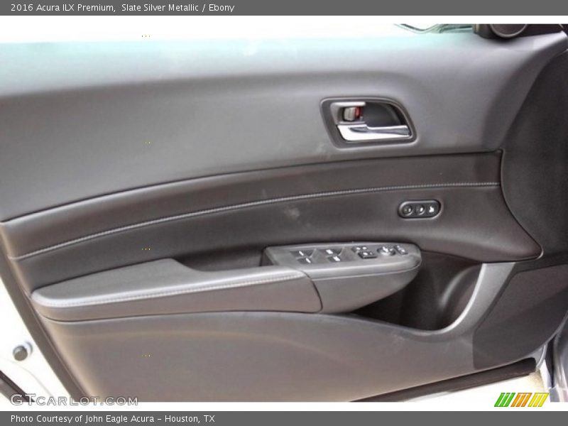 Slate Silver Metallic / Ebony 2016 Acura ILX Premium