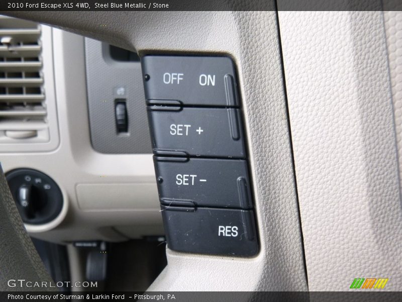 Steel Blue Metallic / Stone 2010 Ford Escape XLS 4WD