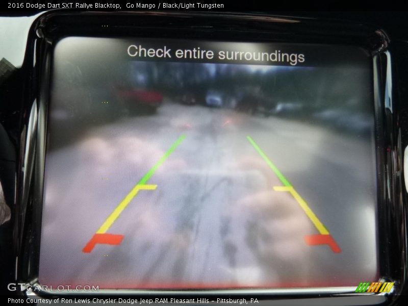 Go Mango / Black/Light Tungsten 2016 Dodge Dart SXT Rallye Blacktop
