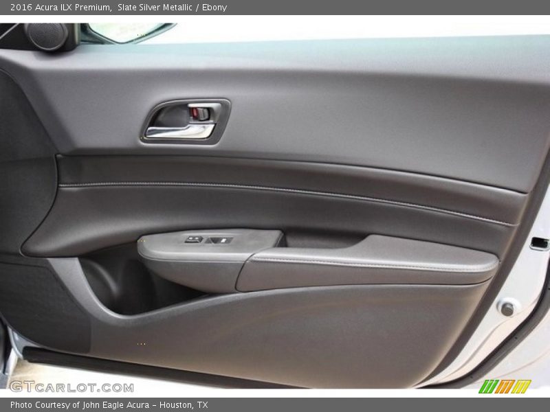 Slate Silver Metallic / Ebony 2016 Acura ILX Premium