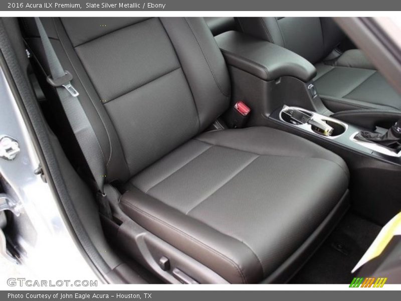 Slate Silver Metallic / Ebony 2016 Acura ILX Premium