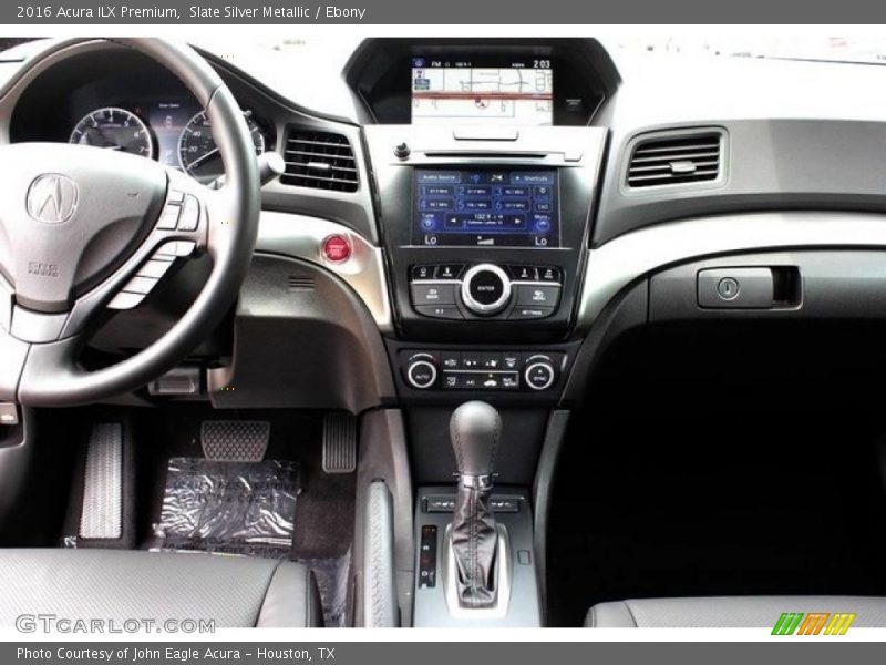 Slate Silver Metallic / Ebony 2016 Acura ILX Premium