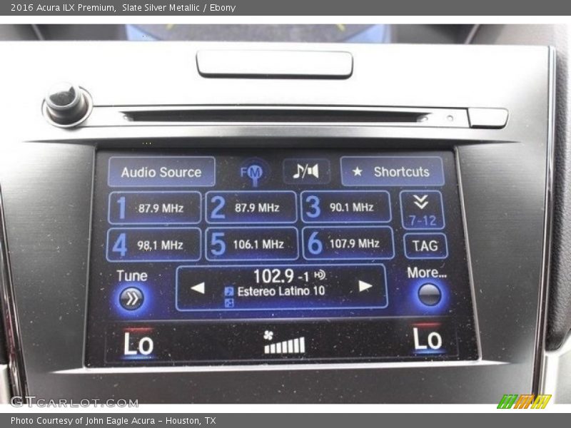 Slate Silver Metallic / Ebony 2016 Acura ILX Premium