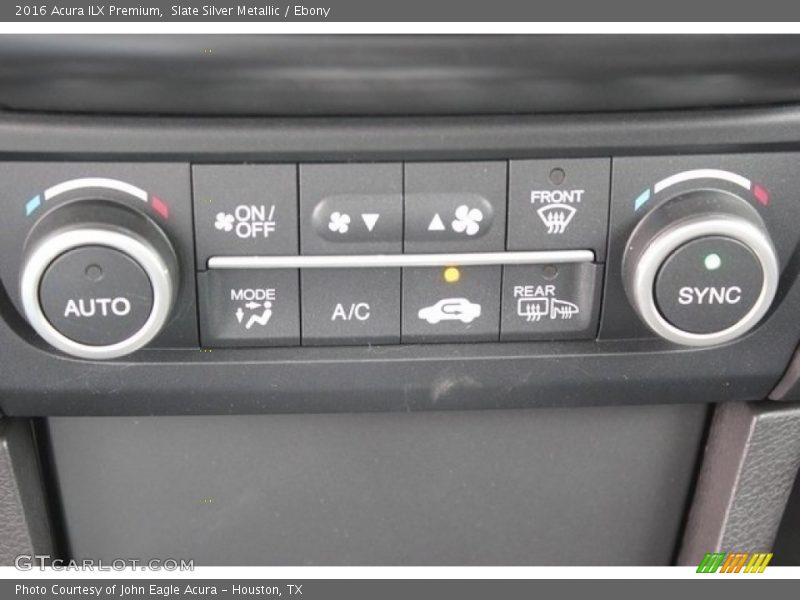 Slate Silver Metallic / Ebony 2016 Acura ILX Premium