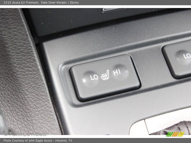 Slate Silver Metallic / Ebony 2016 Acura ILX Premium