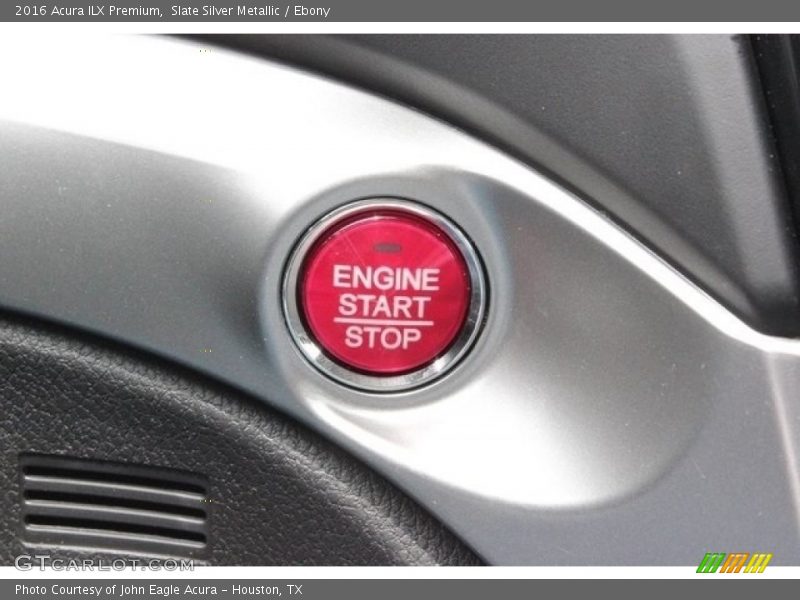Slate Silver Metallic / Ebony 2016 Acura ILX Premium