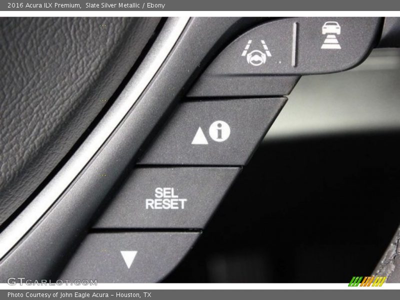 Slate Silver Metallic / Ebony 2016 Acura ILX Premium