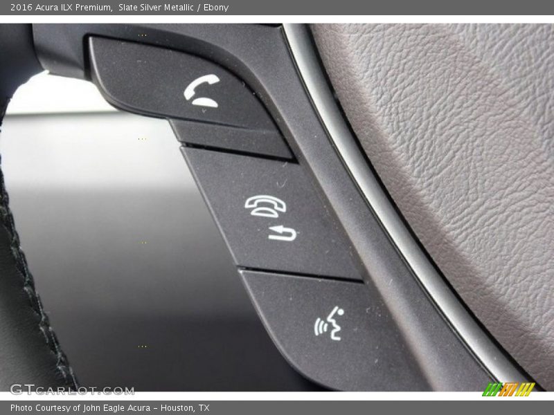 Slate Silver Metallic / Ebony 2016 Acura ILX Premium